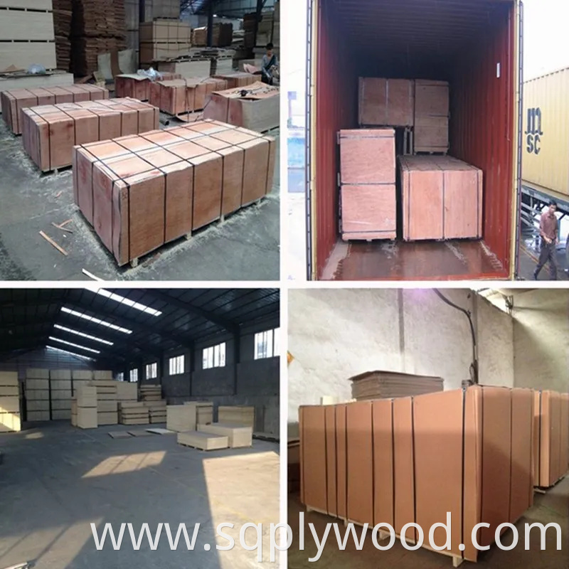 4*8FT Melamine Laminated Slot MDF Board Plain MDF Sheet Wood Grain Veneer